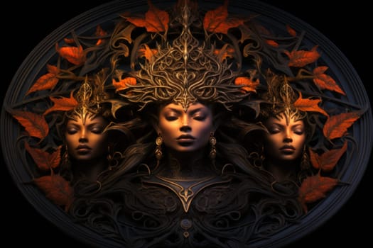 Deep within the realm of fantasy, vengeful banshees dwell, their anguished wails piercing the stillness of haunted forests.