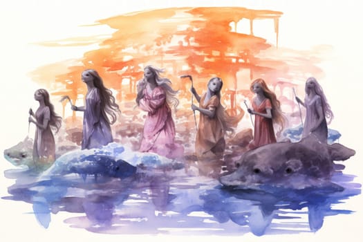 Within the realms of fantasy, shapeshifting selkies dwell, effortlessly transitioning between human and seal forms.
