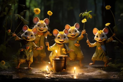 Step into the enchanting fae realm where mischievous trickster sprites roam.