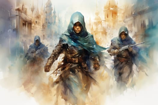 Immerse yourself in a world of fantasy where stealthy assassins, endowed with deadly precision and the ability to move with silent footsteps, lurk in the shadows.
