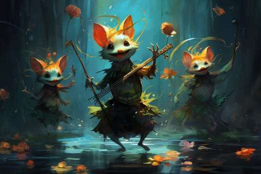 Step into the enchanting fae realm where mischievous trickster sprites roam.