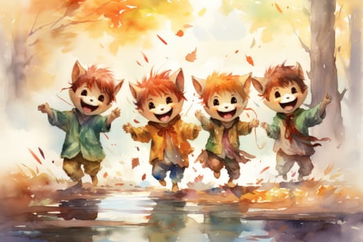 Step into the enchanting fae realm where mischievous trickster sprites roam.