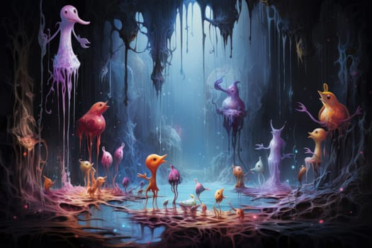 Step into the enchanting fae realm where mischievous trickster sprites roam.