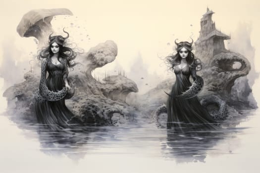 Within the realms of fantasy, shapeshifting selkies dwell, effortlessly transitioning between human and seal forms.