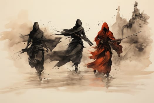Immerse yourself in a world of fantasy where stealthy assassins, endowed with deadly precision and the ability to move with silent footsteps, lurk in the shadows.