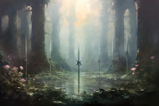 Embark on a journey into the realm of fantasy and encounter the extraordinary sentient enchanted swords.