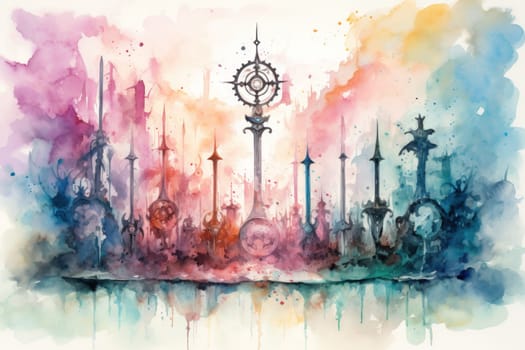 Embark on a journey into the realm of fantasy and encounter the extraordinary sentient enchanted swords.