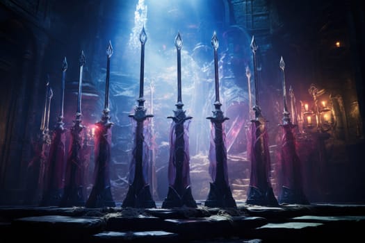Embark on a journey into the realm of fantasy and encounter the extraordinary sentient enchanted swords.
