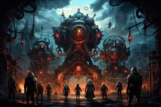 Delve into the world of fantasy with these mesmerizing clockwork automatons inspired by the steampunk aesthetic.