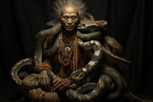 Journey into the realm of fantasy and encounter the serpentine naga, mystical creatures that possess a unique blend of human and snake-like characteristics.
