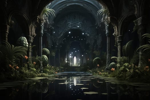 Within the mystical realm of fantasy, soothing oasis spirits emerge, their ethereal presence bringing solace to weary travelers.