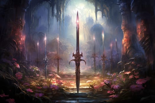 Embark on a journey into the realm of fantasy and encounter the extraordinary sentient enchanted swords.