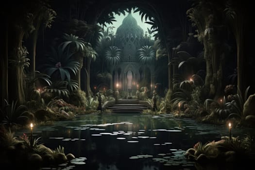 Within the mystical realm of fantasy, soothing oasis spirits emerge, their ethereal presence bringing solace to weary travelers.
