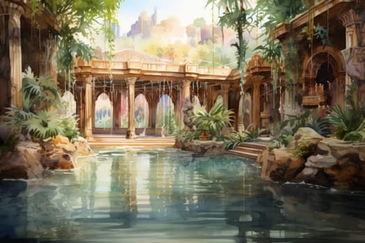Within the mystical realm of fantasy, soothing oasis spirits emerge, their ethereal presence bringing solace to weary travelers.