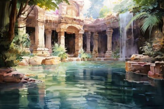 Within the mystical realm of fantasy, soothing oasis spirits emerge, their ethereal presence bringing solace to weary travelers.