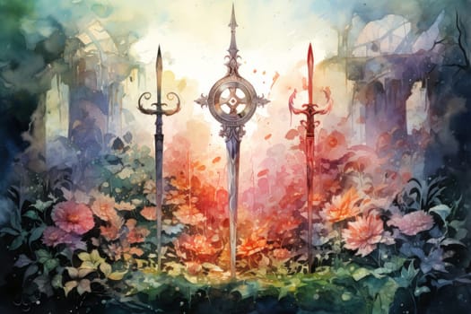 Embark on a journey into the realm of fantasy and encounter the extraordinary sentient enchanted swords.