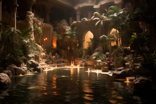 Within the mystical realm of fantasy, soothing oasis spirits emerge, their ethereal presence bringing solace to weary travelers.
