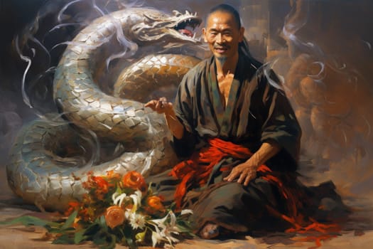 Journey into the realm of fantasy and encounter the serpentine naga, mystical creatures that possess a unique blend of human and snake-like characteristics.