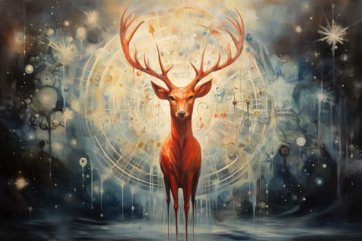 Immerse yourself in the ethereal beauty of this illustration created by a professional visual artist.