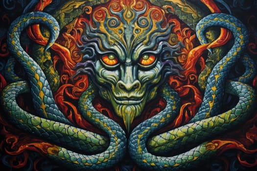 Journey into the realm of fantasy and encounter the serpentine naga, mystical creatures that possess a unique blend of human and snake-like characteristics.
