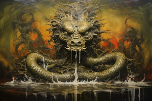 Journey into the realm of fantasy and encounter the serpentine naga, mystical creatures that possess a unique blend of human and snake-like characteristics.