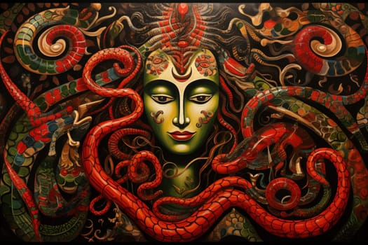 Journey into the realm of fantasy and encounter the serpentine naga, mystical creatures that possess a unique blend of human and snake-like characteristics.