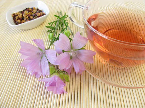 Tea with wild mallow
