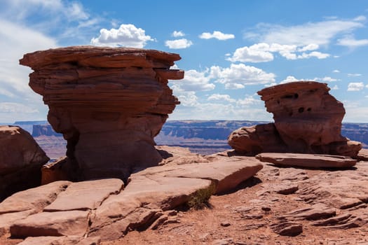 Geological formations  in Dead horse view in Utah - USA