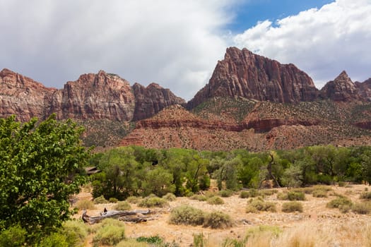 Beautiful desertic landscape of utah in the USA