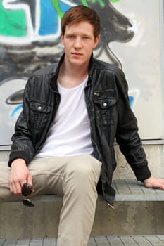 Fashionable teenager
