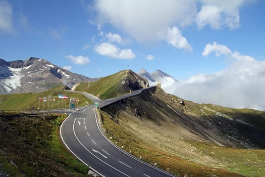 The Großglockner Road with the Fuscher Törl