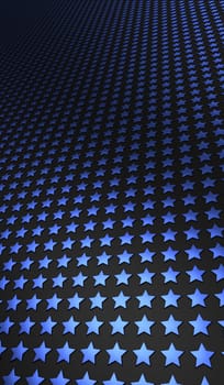Stars Matrix Background - Blue Black 4