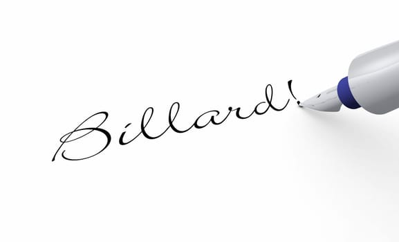 Pen Concept - Billiards!