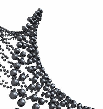 Abstract Sphere Formation Black 5