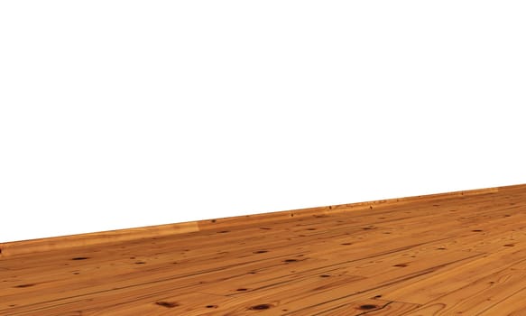 Wall with Wooden Floor Diagonal - Spruce Old
