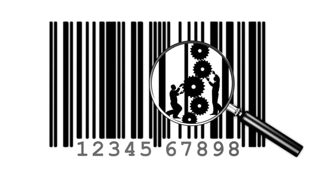 Focus on men, who, behind the bar code, work on product development