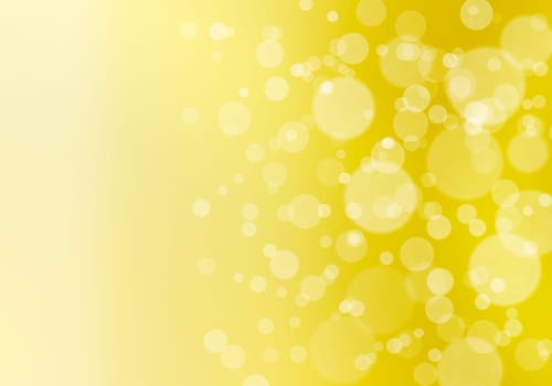 Abstract bokeh background in yellow hues