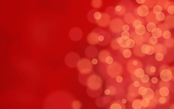 Abstract bokeh background in red hues