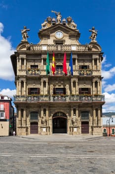 Pamplona city hall, Navarra, Spain