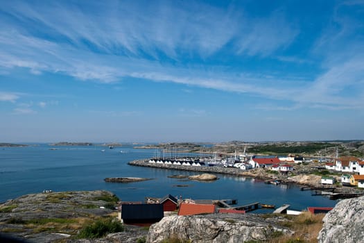 Island port in the Gothenburg archipelago