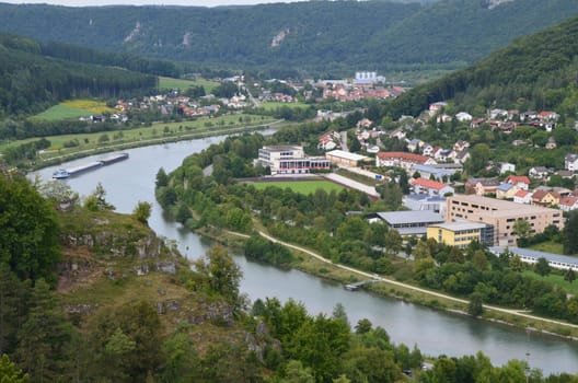 View of the beautiful Altmühl Valley