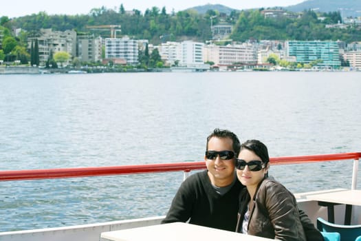 Couple relaxing