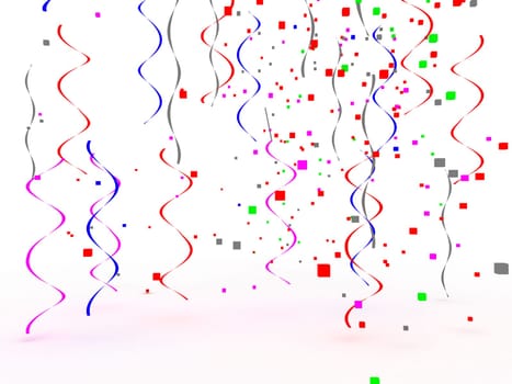 festive background 3d render illustration