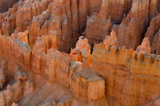 Sunrise in Bryce Canyon in Utah in the United States of America