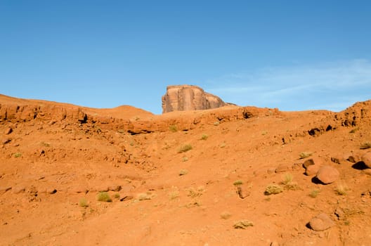 rocks in Monument Valley in Utah in the United States of America