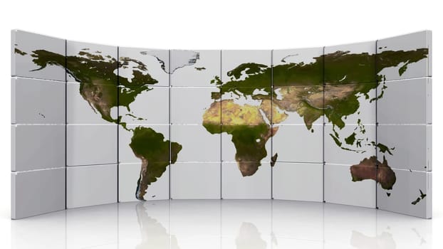 the earth map