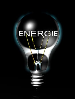 light bulb and energy