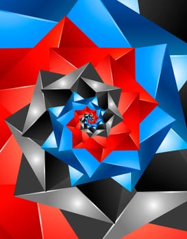 Illustration of Abstract Background Design for Poster, Cover, Layout or Decoration