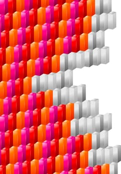 Illustration of Abstract Background Design for Poster, Cover, Layout or Decoration