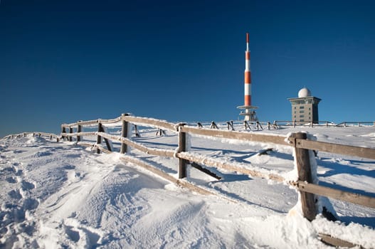 on the Brocken summit
